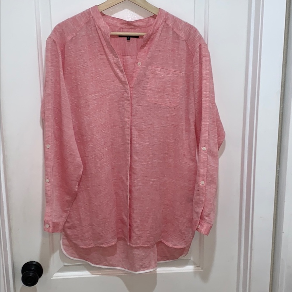Lafayette 148 linen/tencel top